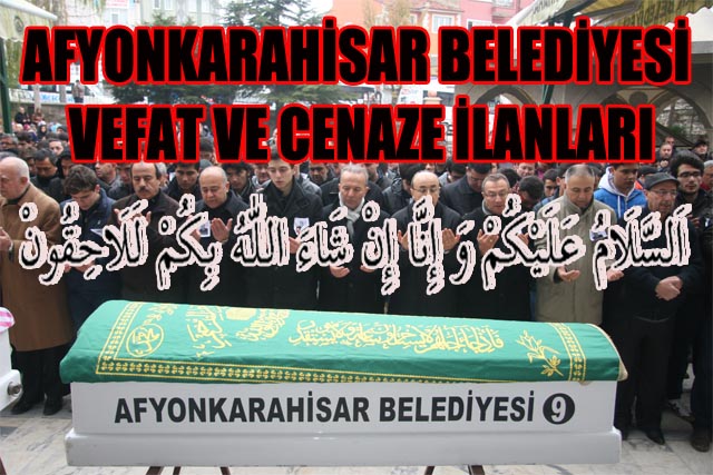 12 - 19 ARALIK 2015 VEFAT VE CENAZE İLANLARI