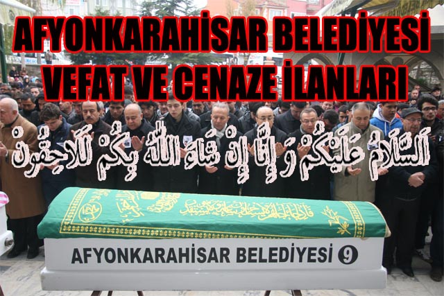 16 - 23 OCAK 2016 VEFAT VE CENAZE İLANLARI