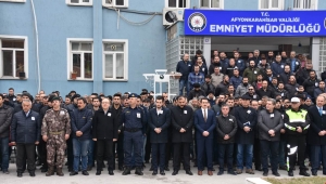 Afyonkarahisar'da Kalp krizi geçiren polis memuru gözyaşlarıyla memleketine uğurlandı