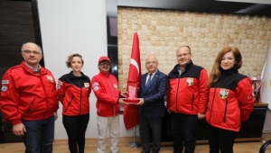 AKUT Ekibinden Başkan Çoban'a Ziyaret