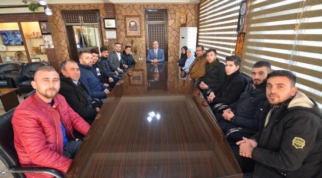 Başkan Mustafa Çöl’e Ziyaretler Hız Kesmiyor
