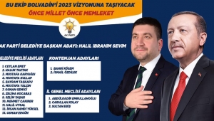 Bolvadin Belediye meclisi ve İGM adayları belli oldu