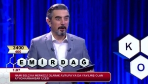 Kelime Oyununda Emirdağ Soruldu