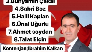 MHP Ahmetpaşa Belediye Başkanı Yakan Meclis Üyelerini açıkladı
