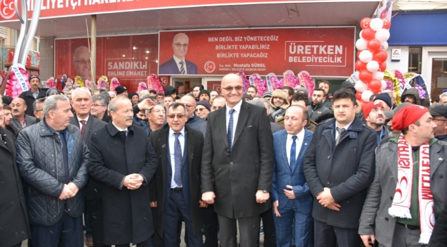 MHP Sandıklı’da Seçim Bürosunu Açtı