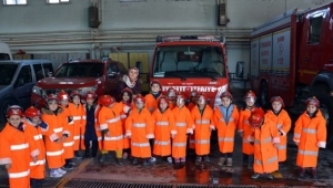 Minik İtfaiyeciler İş Başında