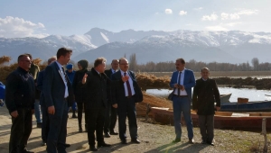 Vali Tutulmaz Eber Gölü Rekreasyon Alanlarında İncelemelerde Bulundu