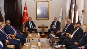Yargıtay Başkanı Cirit ve Beraberindeki Heyetten Vali Tutulmaz’a Ziyaret