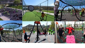 Aileler Prof. Dr. Veysel Eroğlu Parkı’na akın ediyor