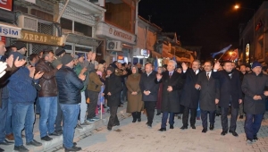 Akparti Bolvadin’de beka yürüyüşü yaptı