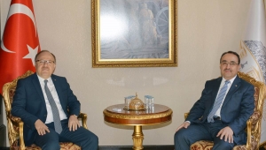 Bakan Yardımcısı Özkaldı Vali Tutulmaz’a Nezaket Ziyaretinde Bulundu