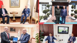 Başkan Çoban’dan Protokole Veda Ziyaretleri