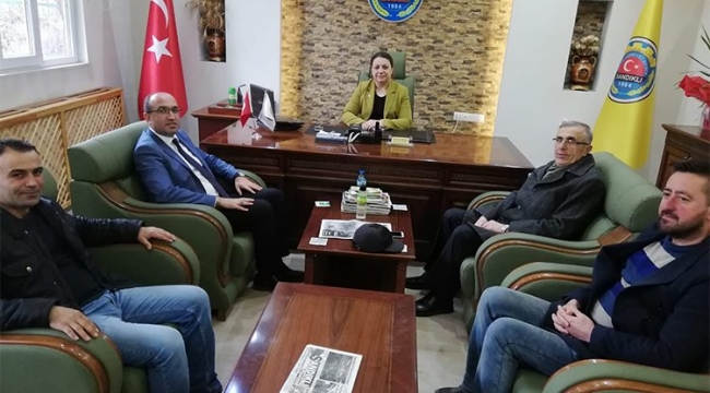 Başkan Mustafa Çöl’den Toptaş’a Hayırlı Olsun Ziyareti