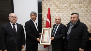 Ensar Vakfı'ndan Başkan Çoban'a Teşekkür Ziyareti