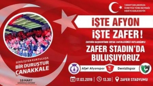 Haydi Afyonkarahisar Yarın hep birlikte maça gidiyoruz