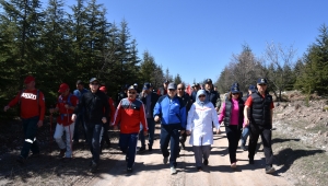 Sağlıklı Yaşam için Doğa Yürüyüşü yaptılar