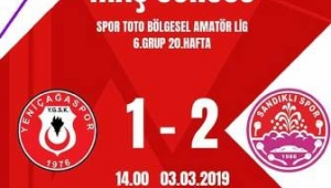 Sandıklıspor- Yeniçağaspor 2-1