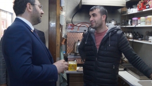 SP Adayı Hasan Hüseyin Uğurlu Esnafla Buluştu.