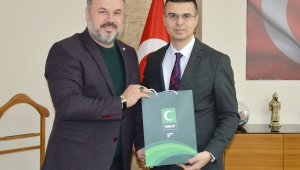 Yeşilay'dan Sağlık Müdürü Korkmaz'a ziyaret