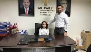 23 Nisan'da Ceylin Merkez İlçe Başkanı Oldu