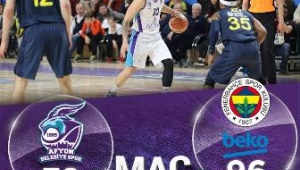 Afyon Belediye baskette Kötü gidiş sürüyor Fenerbahçe'ye 96-72 yenildik