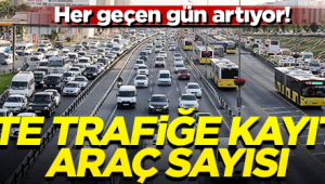 Afyonkarahisar’da trafiğe kayıtlı araç sayısı 222’i bini geçti