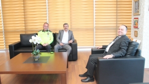 Afyonkarahisar Emniyet Müdürü Yıldız’dan Serteser’e Ziyaret