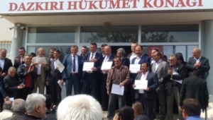 Ali Dede Savaş Mazbatasını Aldı