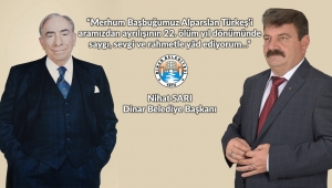 Başkan Sarı’dan Başbuğ Alparslan Türkeş’i Anma Mesajı