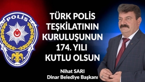 Başkan Sarı’dan Polis Haftası Kutlama Mesajı