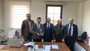 Boldav'dan başkan fatih kayacan'a tebrik ziyareti