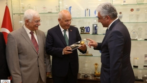 Boldav'dan başkan fethi yaşar'a tebrik ziyareti