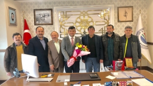 Bolvadinli Gazetecilerden Tebrik Ziyareti