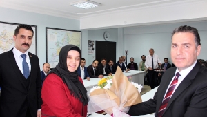 Dinar’da Muhtarlardan Kaymakama ve Belediye Başkanına Ziyaret