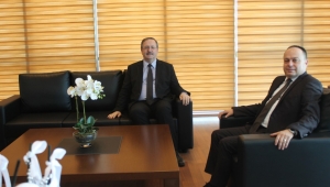 Rektör Solak’tan Serteser’e Veda Ziyareti