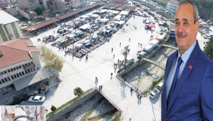 Şahin Pazaryerini araç trafiğine kapattı