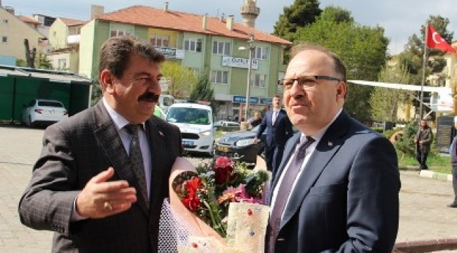 Vali Mustafa Tutulmaz Başkan Nihat Sarı'yı Ziyaret etti