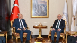 Vali Tutulmaz İGM Başkanı Çoban’ı Kabul Etti