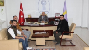 Yeniden Refah Partisi Gençlik Kollarından ESOB'a ziyaret.