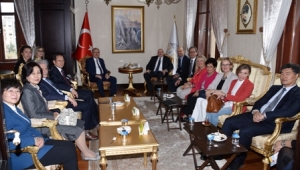 2. Gastro Afyon Lezzet Festivali İçin İlimize Gelen Büyükelçiler Vali Tutulmaz’ı Ziyaret Etti