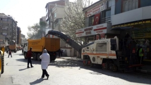 Ambaryolu'nda Asfalt Çalışmalarına Başlandı