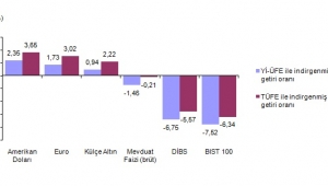 Aylık en yüksek reel getiri Amerikan Doları'nda oldu