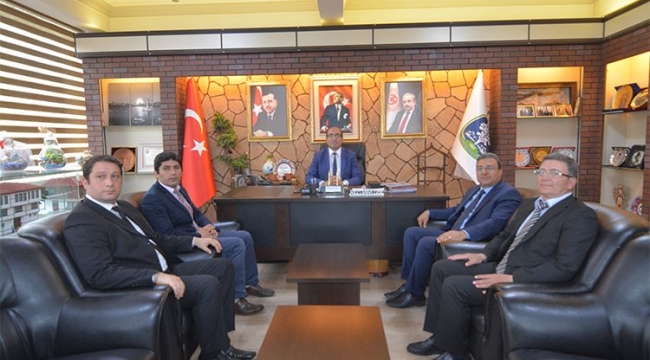 Bölge Müdürlerinden Başkan Mustafa Çöl’e Ziyaret