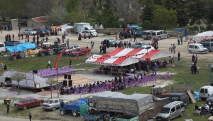 Işıklarda hıdırellez şenliklerine katılım yoğun oldu..