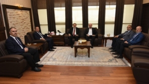 Milletvekili Eroğlu’dan Rektör Karakaş’a Hayırlı Olsun Ziyareti