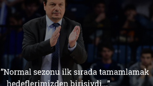 Normal sezonu ilk sırada tamamlamak hedeflerimizden birisiydi