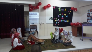 Okuma bayramı görsel şölene dönüştü.