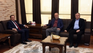 Prof. Dr. Açba rektör karakaş’ı ziyaret etti