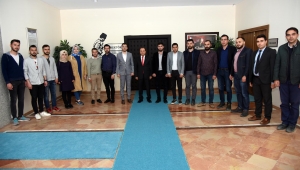Rektör Karakaş Ak Parti İl Gençlik Kolları Başkanı Karahan’ı Kabul Etti