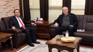 Rektör Karakaş Aksam Başkanı Alimoğlu’nu Kabul Etti